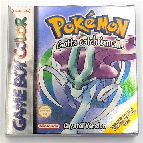 Pokemon Crystal Version - Original Box - (EUR) - GameBoy Color Game (B Grade) (Used) (ENG)